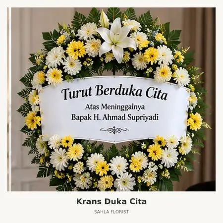 Krans Bunga Duka Tegal Kota